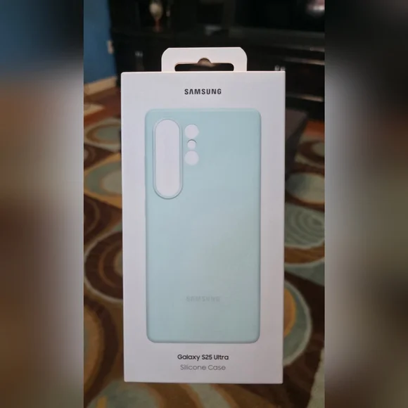 Samsung Silicone Case for Galaxy S25 Ultra - Mint Green