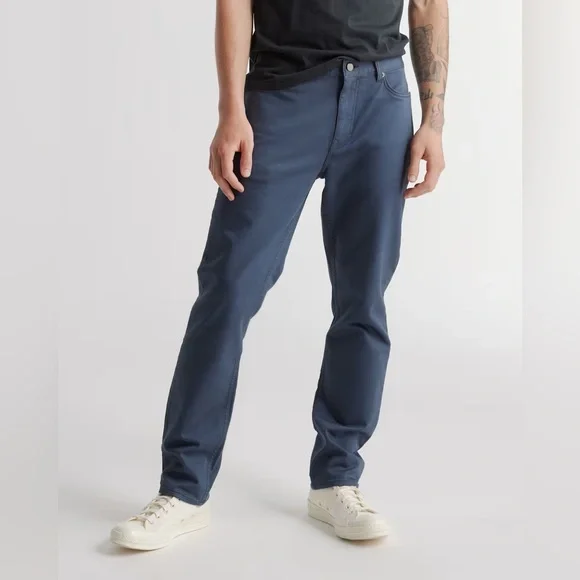 NWOT Quince Comfort Stretch Traveler 5-Pocket Beautiful Blue Grey Men’s 30 x 34