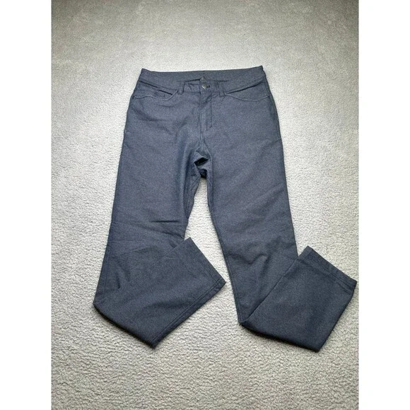 Lululemon ABC Pant Classic *Tech Canvas size 31 heathered deep navy