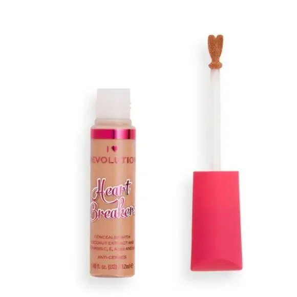 Revolution Heartbreakers Concealer, Toffee, Coconut Extract & Vitamins, NWT
