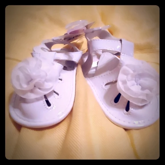 NWT White Carter's Baby Girl Sandals