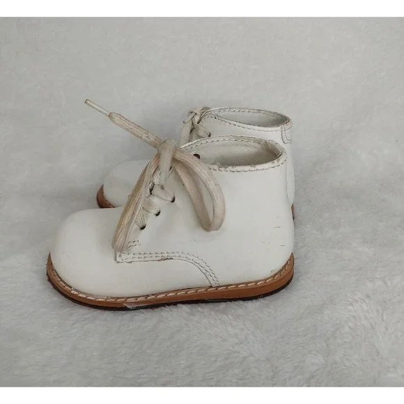 Josmo Walker Kids/Baby/Toddler Shoes All Leather White Size 4 Style‎ #8190