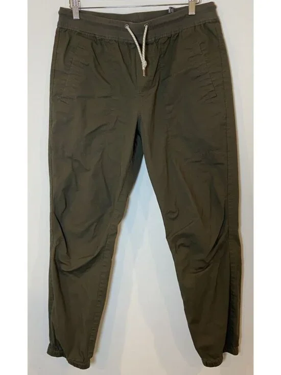 Men's Vuori Ripstop Traveler Jogger Pants Olive Green Size XL