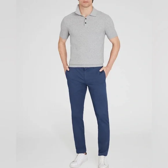 Club Monaco Connor Chino Pant Modern Slim Fit Size 36x32‎ Blue