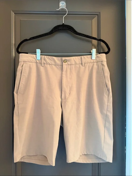 johnnie-O Light Beige Chino Shorts