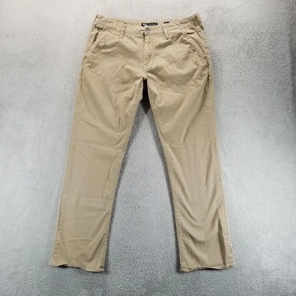 BKE Pants Mens 36x32 Beige Jake Straight Chino Stretch Casual Office Work