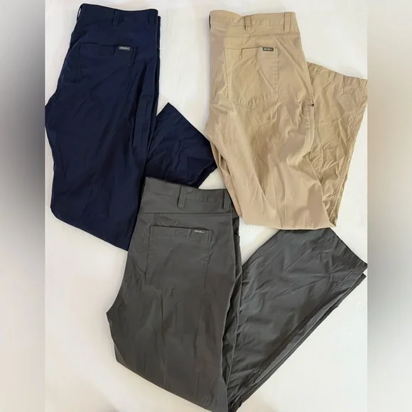 Eddie Bauer Lot Pants‎ Mens 40x32 Tech Nylon Stretch Hiking Trail Outdoor Pants