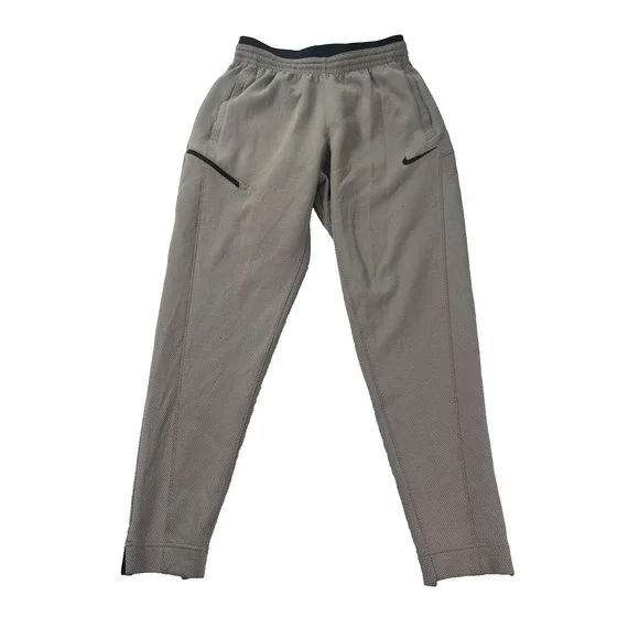 Nike Dri-Fit Sportswear Sweatpants‎ Jogger Size Medium M Gray Black