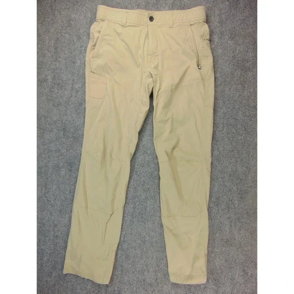 Eddie Bauer Pants Mens 34x34 First Ascent Khaki Solid Outdoor Gorpcore Hiking