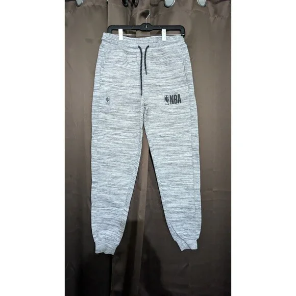 NBA Men’s Sweatpants Joggers Comfort Pants Gray Size S Basketball Athleisure