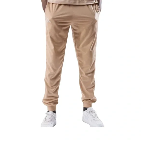 Kappa Authentic Men SweatPants Beige Lt Sand-Red