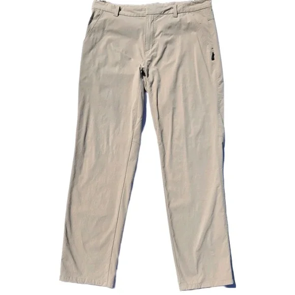 Oakley‎ Terrain Perf Pants 34x32 (Fits 34x30.5) Khaki Golf Hiking Gorpcore Tech