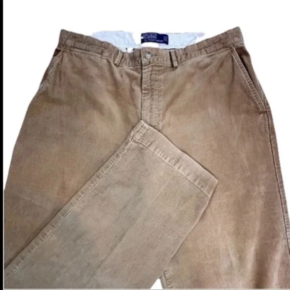 Vintage Polo Ralph Lauren‎ Corduroy Pants Men’s 35x30 Brown