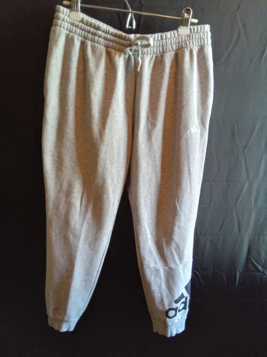 Adidas Men’s Gray Sweatpants - Casual Athletic Joggers‎