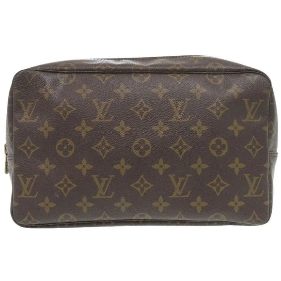 LOUIS VUITTON Brown Monogram Pouch