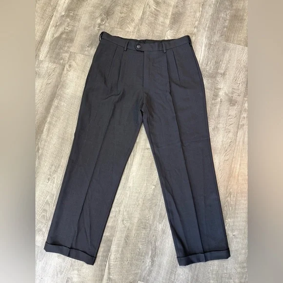 Haggar Clothing - Men's Black Dress Pants Size 36x30