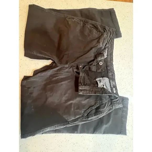 GEORGE SLIM BLACK CHINO PANTS MENS 36 X 30