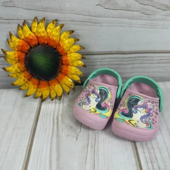 crocs fun‎ lab unicorn clog 4C
