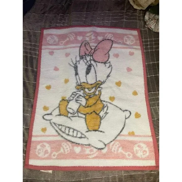 Vintage 1984 Walt Disney Co. Biederlack Baby Duck Nap  Cozy Thick Blanket Throw