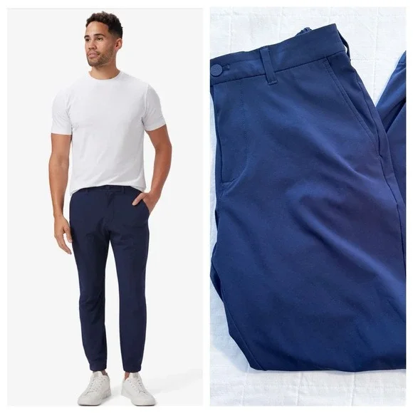 Mizzen Main Pants‎ Helmsman Slim Fit Joggers 32W 32x28 Performance Navy