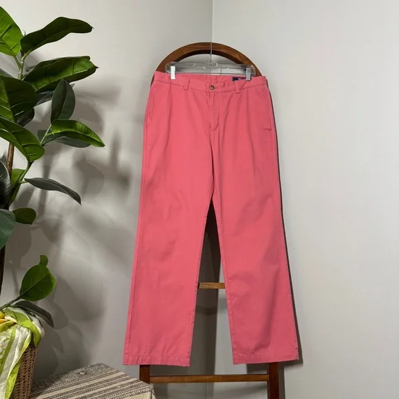 Vineyard Vines Pink Club Pants Men's Size 33 x 30
