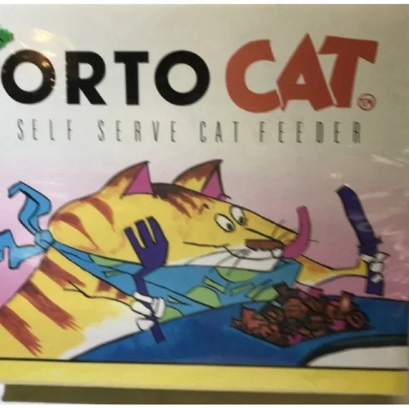 ORTO Cat Self Serve Circular Cat Feeder Food/Treats Puzzle‎ Game Toy | New