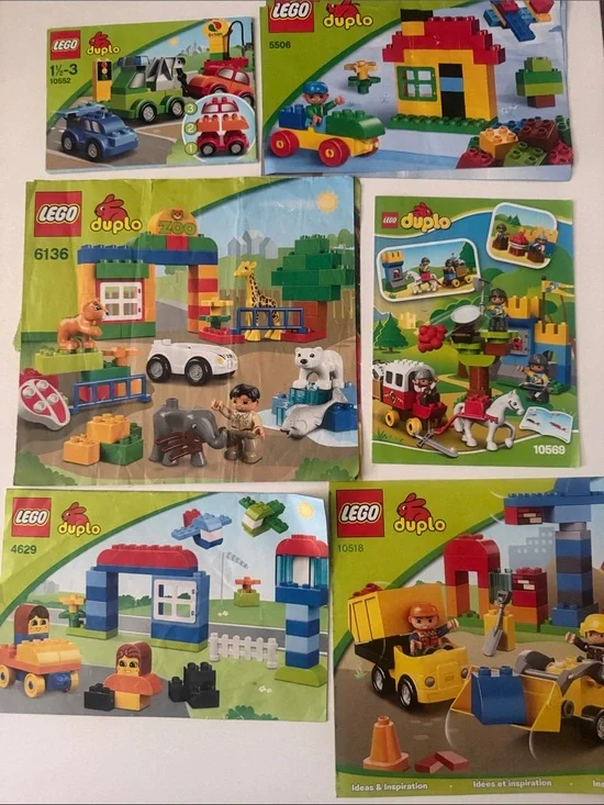 Lego Duplo Multicolor Building & Vehicle Play Pack and Plate