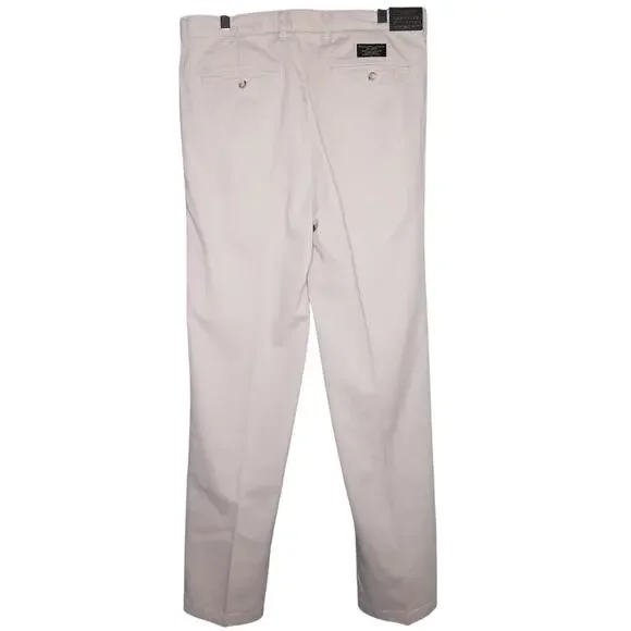 Mens Banana Republic Traveler Chinos SZ 36L Long Khaki Tan Pleated