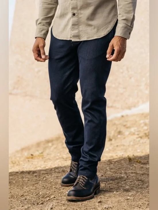 Hirisho Kato The Axe Chino in Navy SHORT W38x25