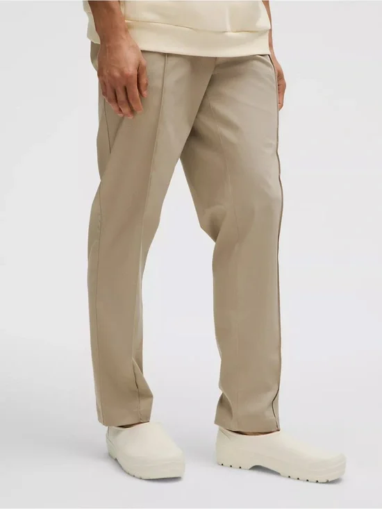lululemon Cotton Twill Pintuck Pull-On Pant Regular in Sheer Oak Size L