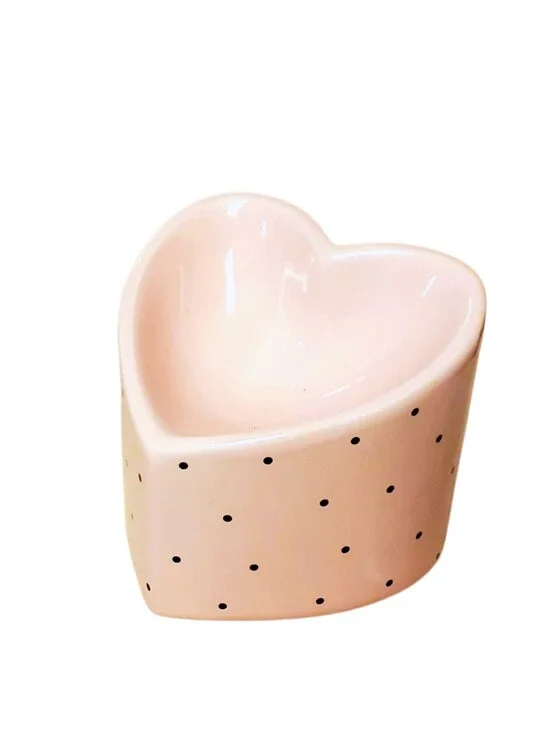 Raised Heart Food Bowl