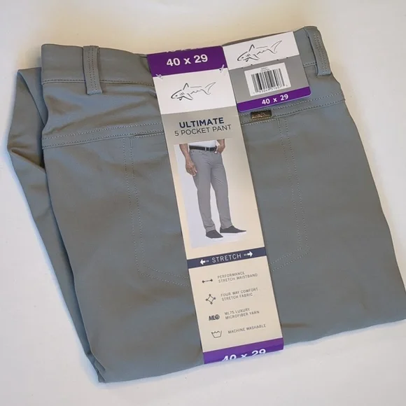 Greg Norman 5 Picket ML 75 Pants Sz 40 X 29