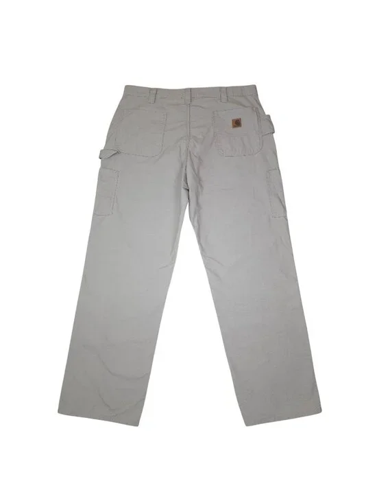 Carhartt Mens Tan Original Fit Dungaree Work Pants 40x32 100% Cotton