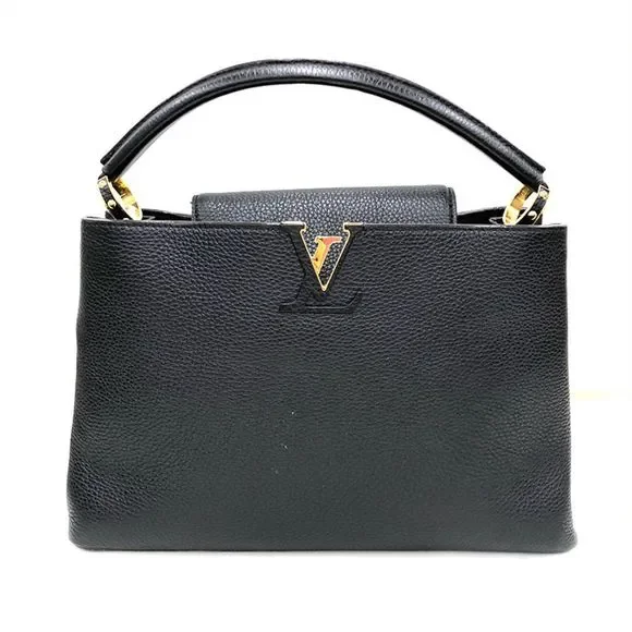 Louis Vuitton Capucines Handbag Black