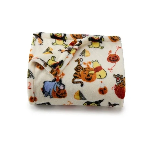 Winnie‎ the Pooh Eeyore Tigger 5' x 6' Halloween The Big One Plush Throw Blanket