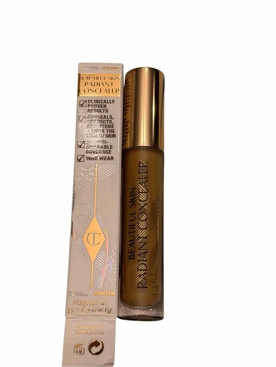 Charlotte Tilbury Beautiful Skin Radiant Concealer 12 Tan 0.25 oz NEW Makeup