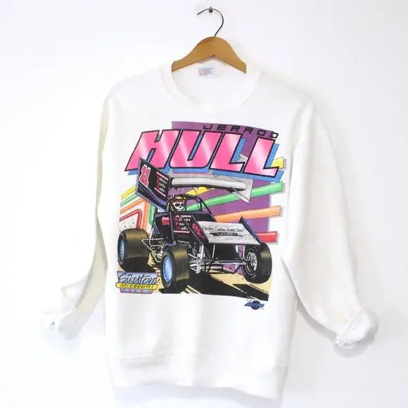 Vintage Jerrod Hull Sikeston Missouri Racing Sweatshirt Large