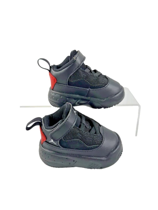 Nike Air Jordan Max Aura 2 Toddler Size 2C Shoes Sneakers CN8096-060 Black Red