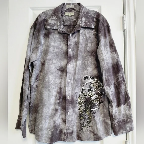 ❤️ 3 For 15 Eighty Eight Men's Vintage Button Down Shirt  Size X-Large