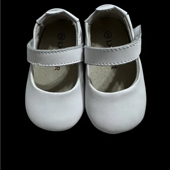 L'Amour White Baby Walker Shoes