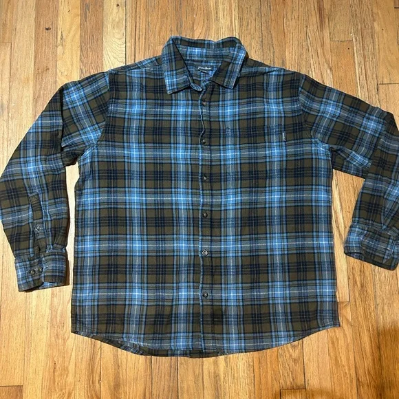 Eddie Bauer Flannel Button Down Men’s XL