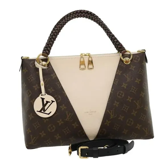 LOUIS VUITTON Monogram V Tote MM Tote Bag M45273