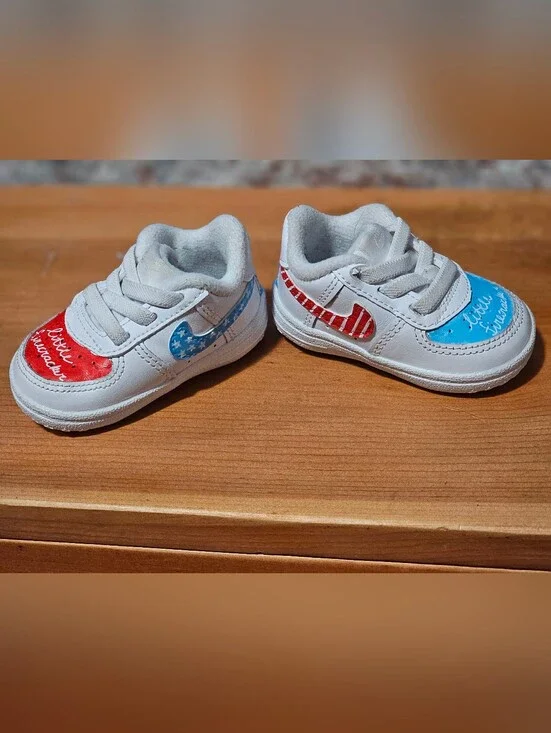 Nike Baby Size 1C Custom Painted 