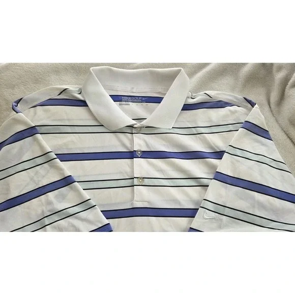 NIKE GOLF TOUR PERFORMANCE MENS SHORT SLEEVE STRIPED POLO SIZE XXL