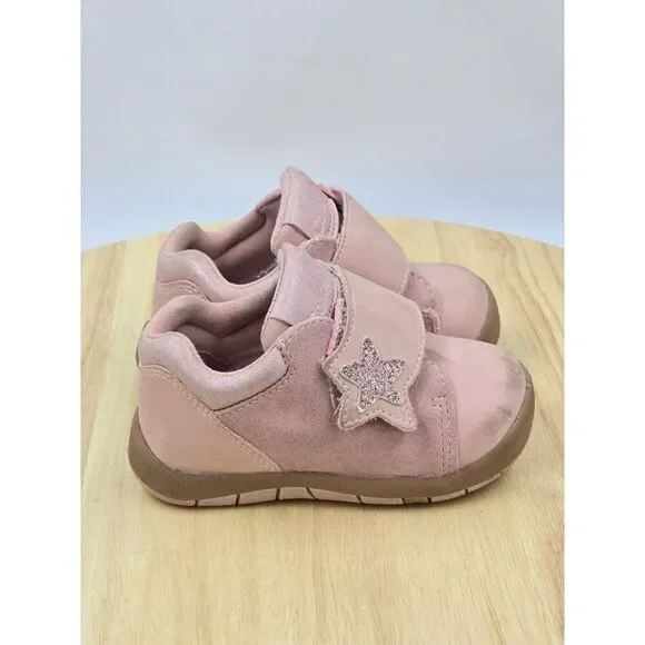 Colloky Infant Girls Walking Shoes Faux Leather  Sz 4
