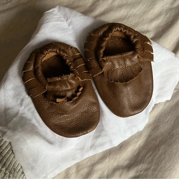 Leather Baby Moccasins