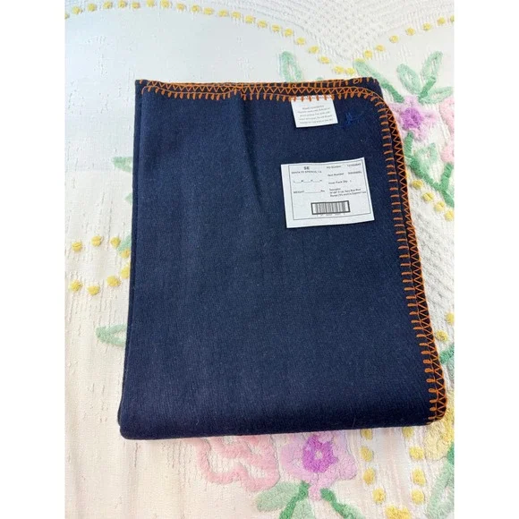SE Survivor Series Navy Blue Wool Blend Blanket 64x84 Hunting‎ Camping BI66846BL