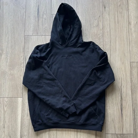 Daniel Patrick Black Hooded Sweatshirt Men’s Medium Longsleeve
