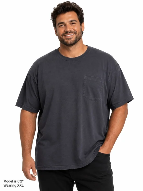 Carhartt Men's Short Sleeve Pocket Tee - Charcoal Gray