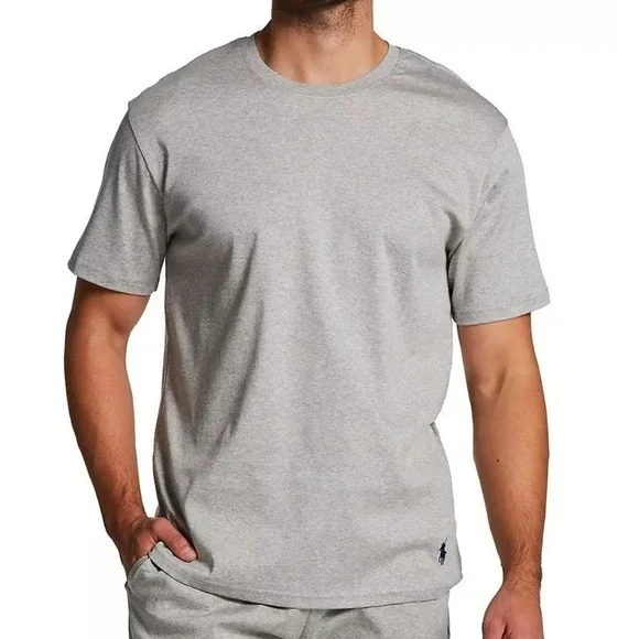 NEW Polo Ralph Lauren T Shirt Mens XL Gray Mercerized Cotton Short Sleeve Pony